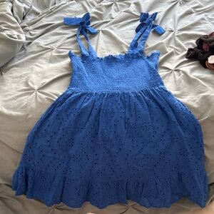 Blue Dress Women’s Francesca’s Bow Strap Dress